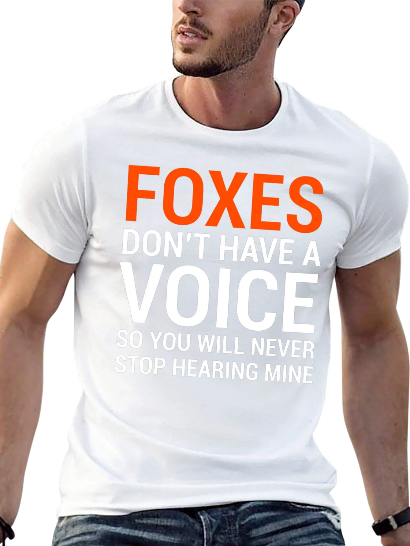 Foxes Dont Have A Voice Graphic Tee