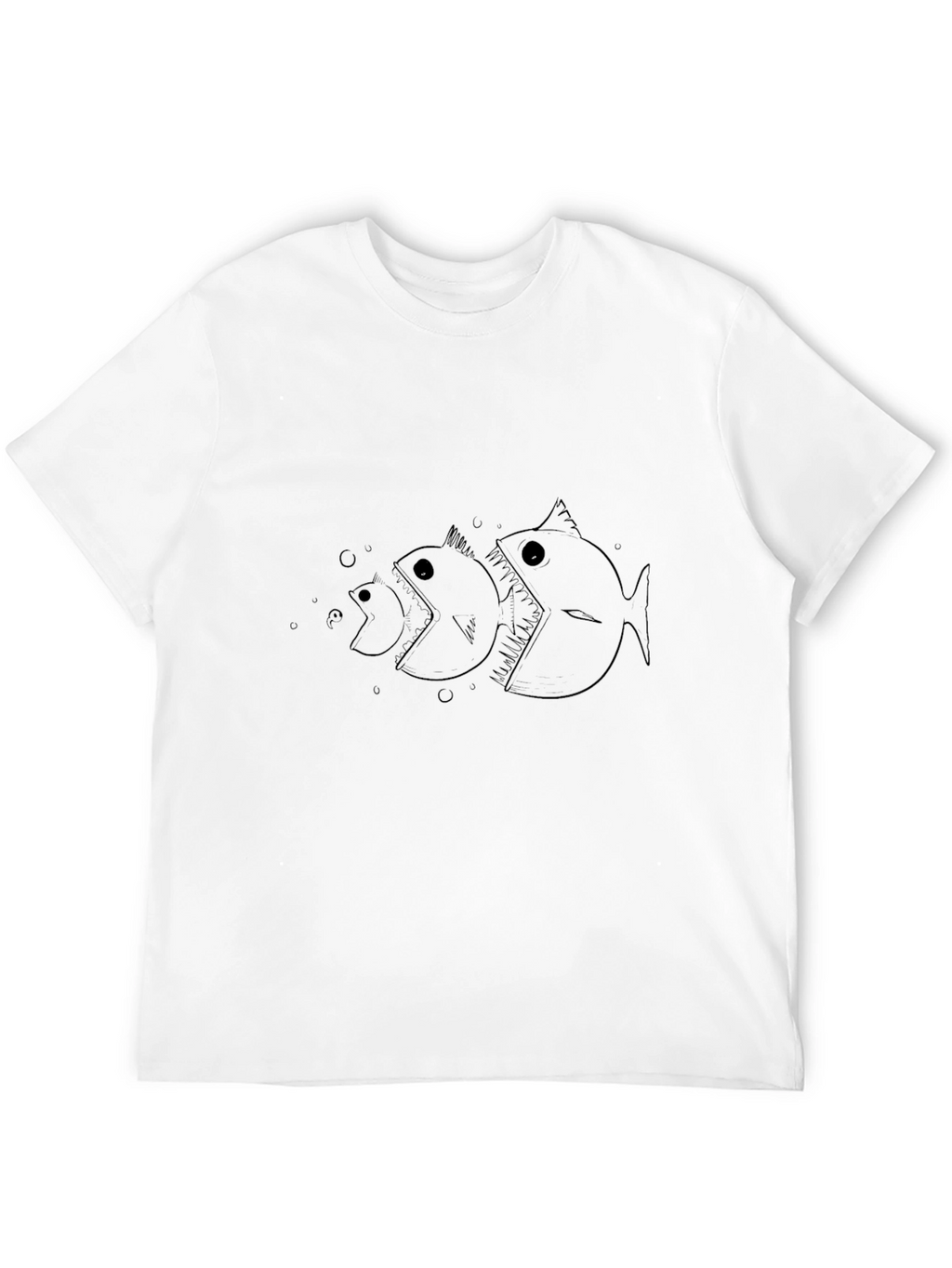 Black Always a Bigger Fish Graphic Tee