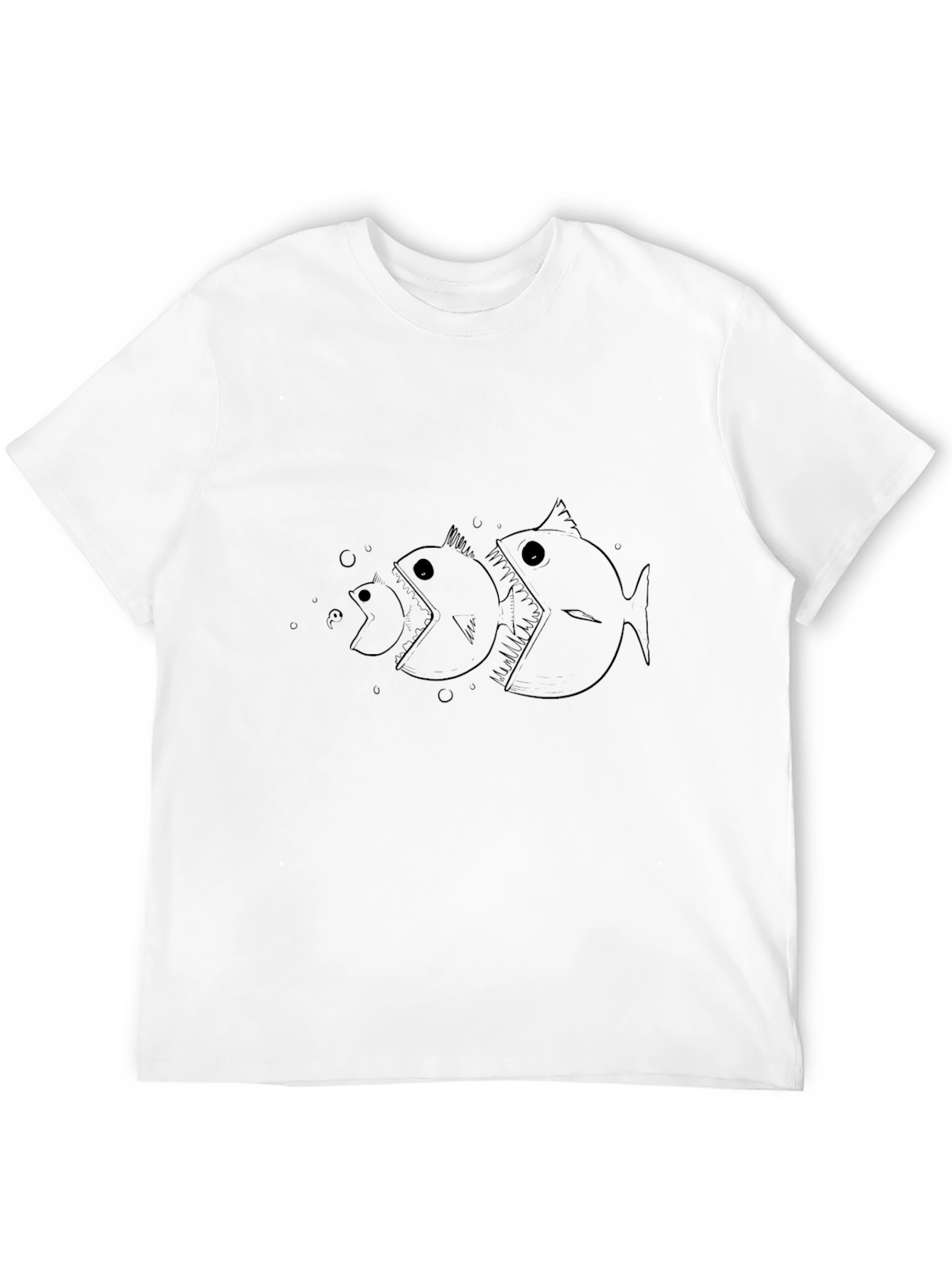Black Always a Bigger Fish Graphic Tee