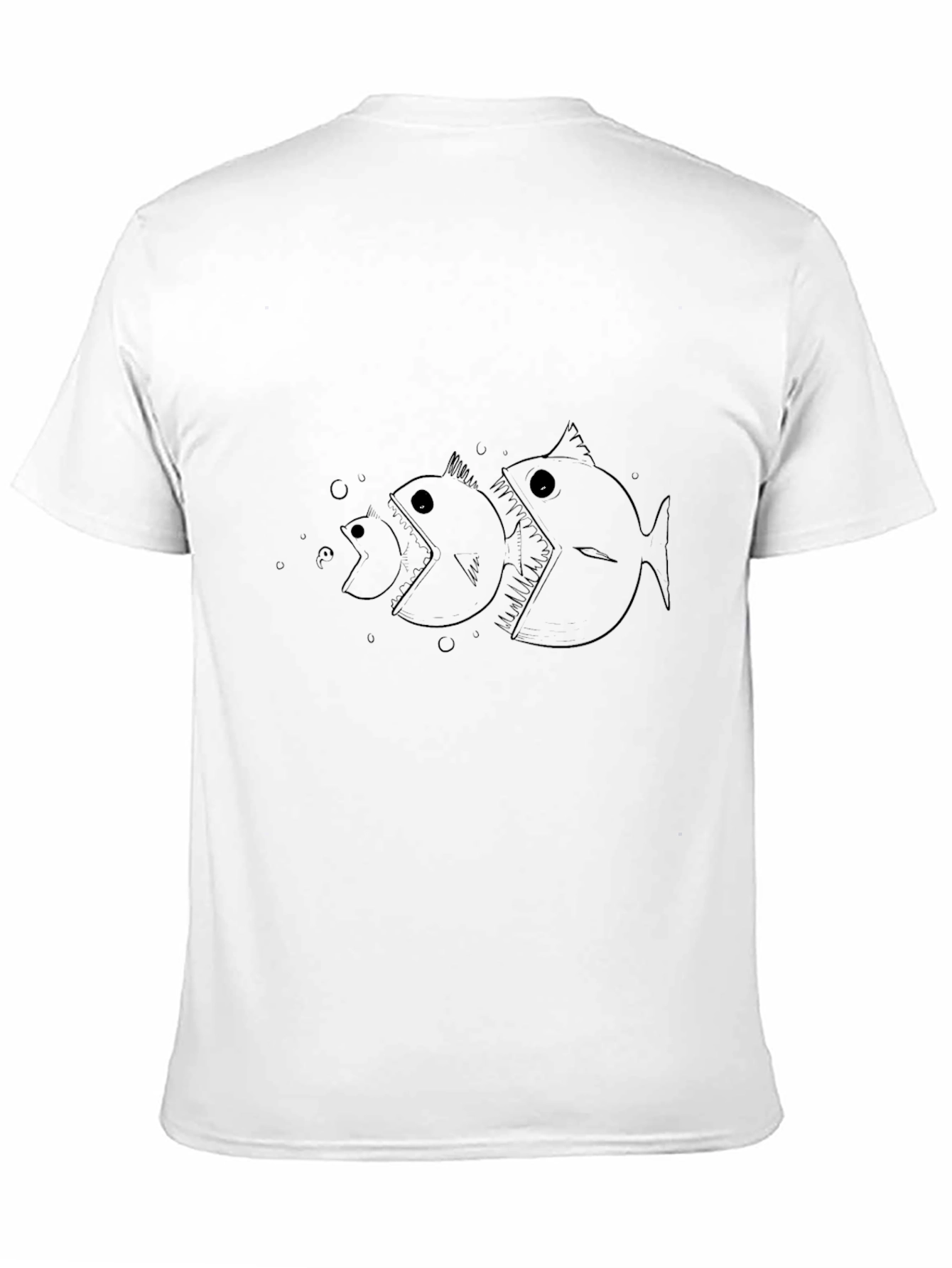 Black Always a Bigger Fish Graphic Tee