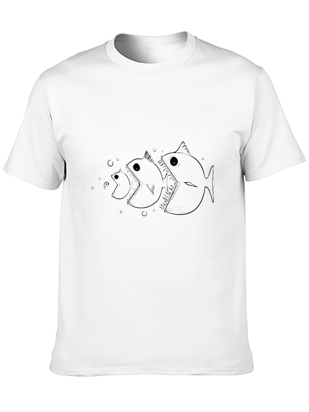 Black Always a Bigger Fish Graphic Tee