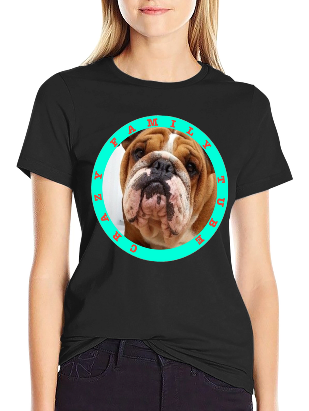 Crazy Bulldog Family T-Shirt