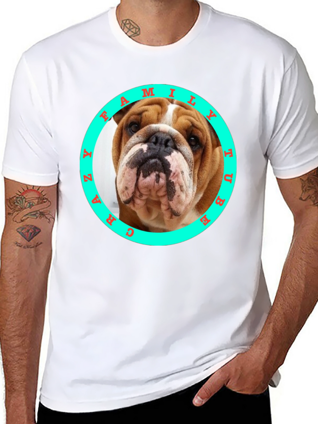 Crazy Bulldog Family T-Shirt