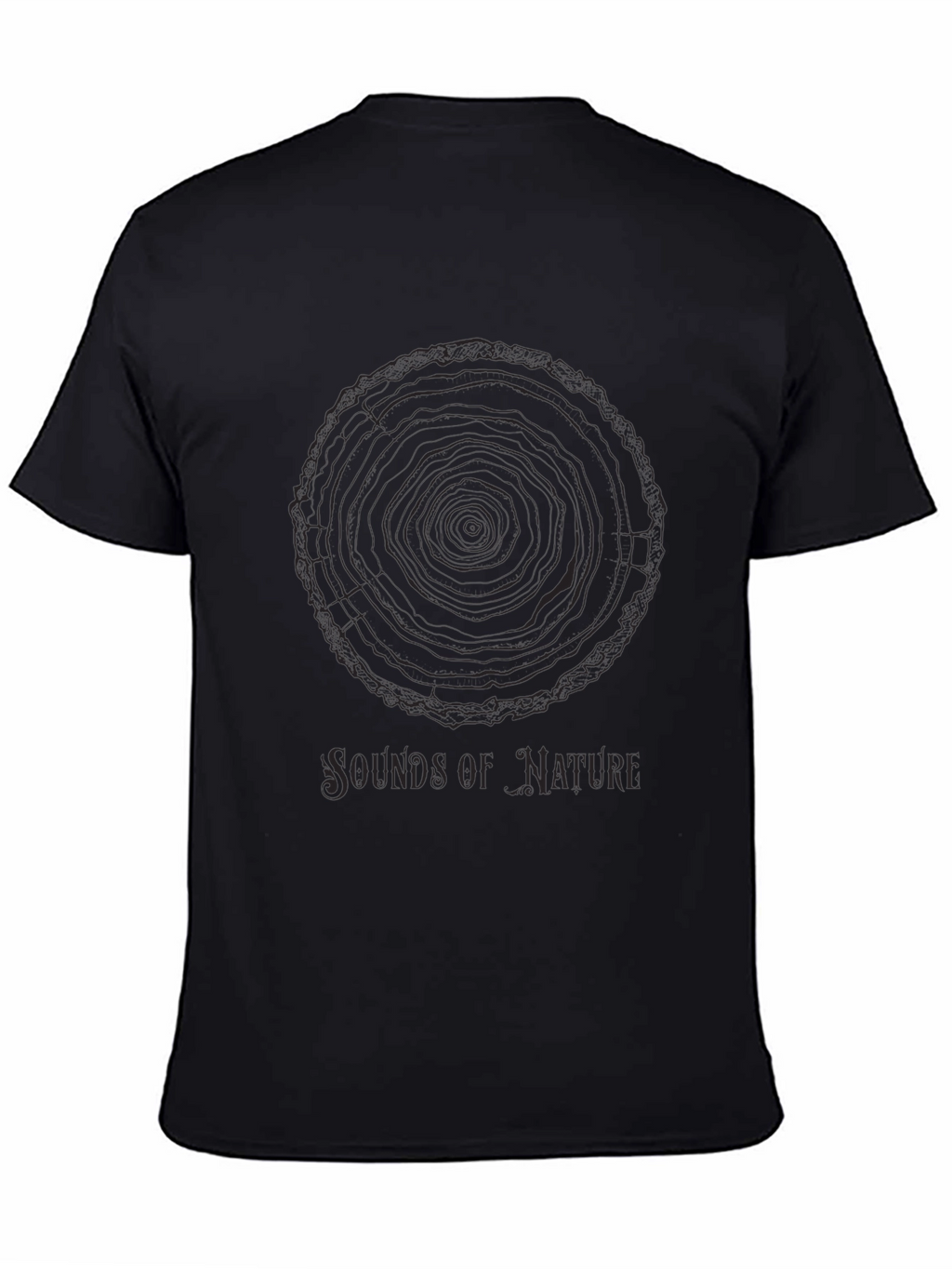 Sounds of Nature Black Graphic Tee
