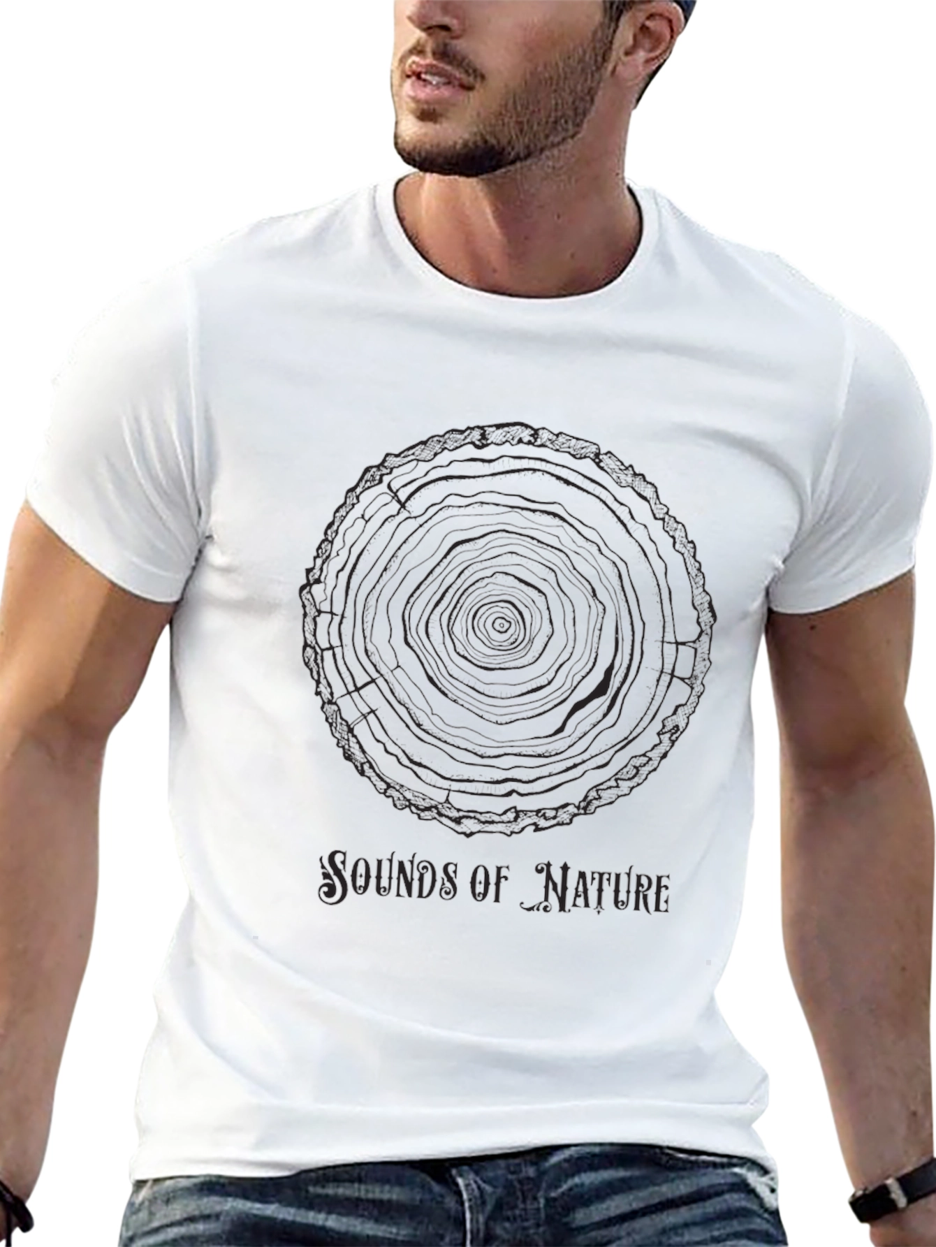 Sounds of Nature Black Graphic Tee