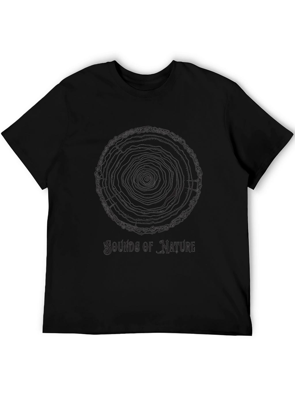 Sounds of Nature Black Graphic Tee