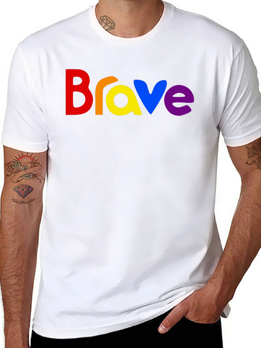 Brave Rainbow Pride T-Shirt