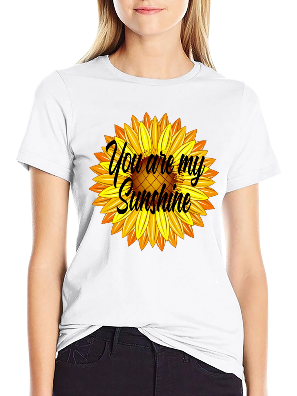 You Are My Sunshine Sunflower Graphic Tee