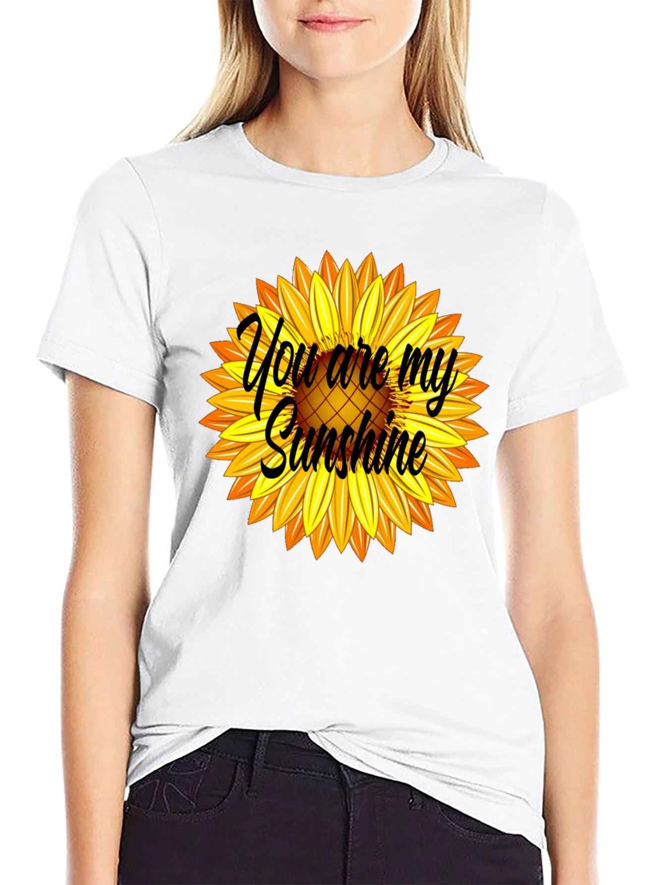 You Are My Sunshine Sunflower Graphic Tee