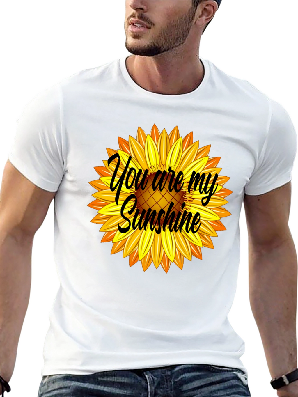 You Are My Sunshine Sunflower Graphic Tee