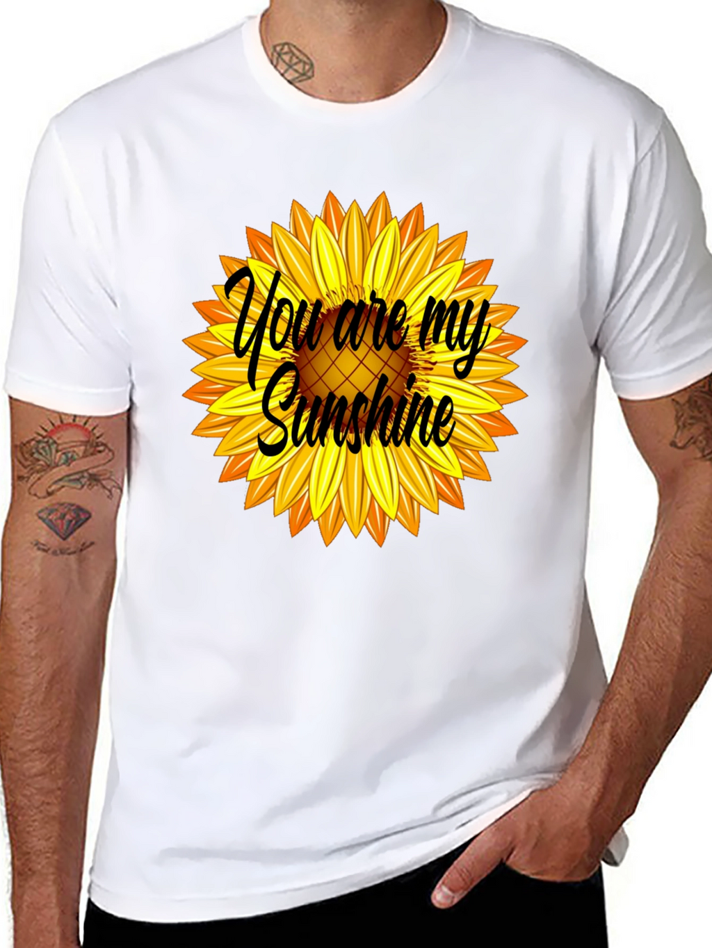 You Are My Sunshine Sunflower Graphic Tee