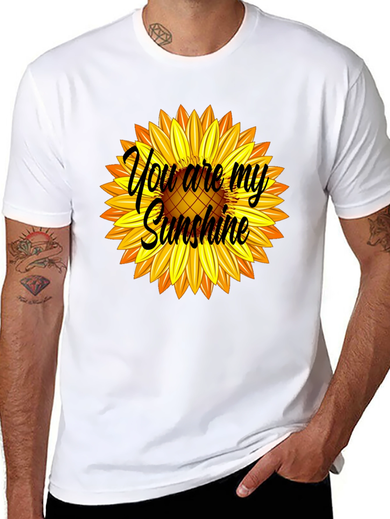 You Are My Sunshine Sunflower Graphic Tee