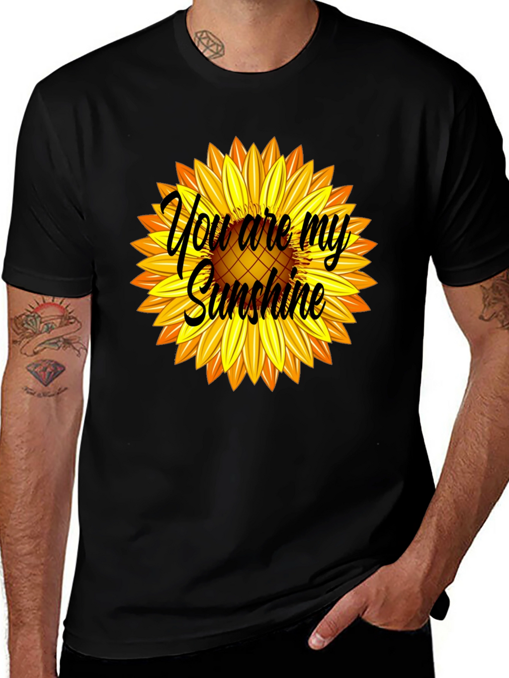 You Are My Sunshine Sunflower Graphic Tee