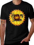 You Are My Sunshine Sunflower Graphic Tee