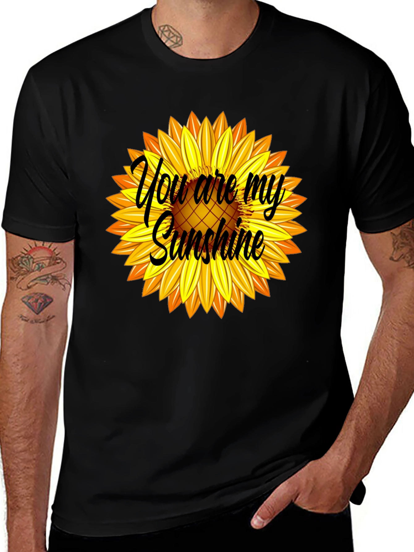 You Are My Sunshine Sunflower Graphic Tee