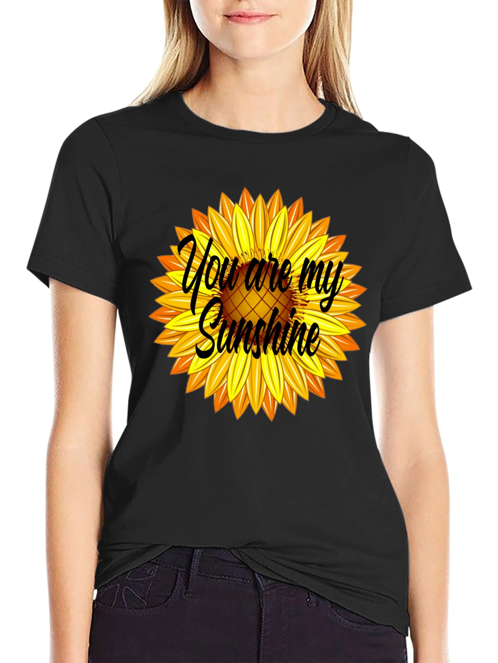 You Are My Sunshine Sunflower Graphic Tee