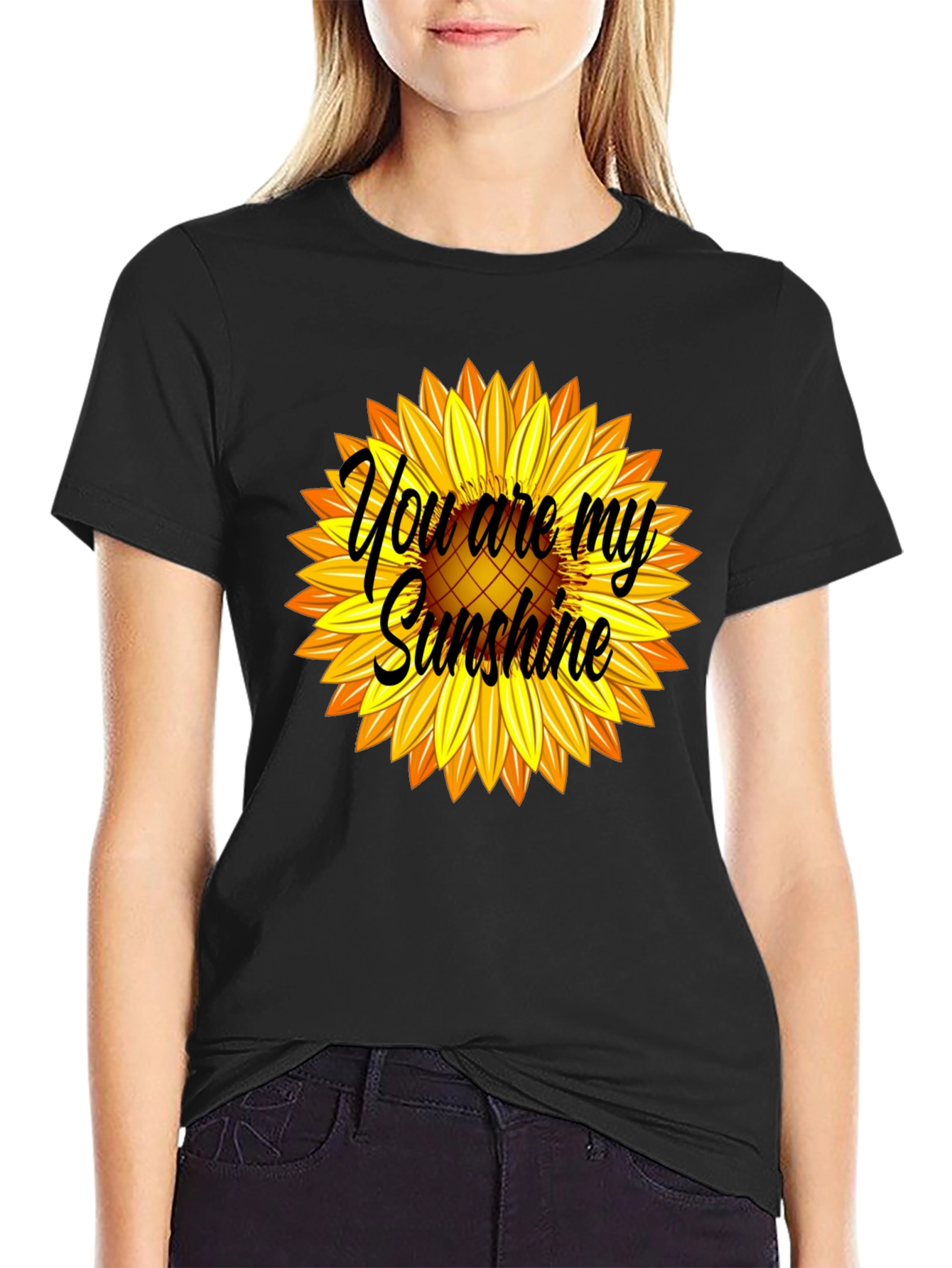 You Are My Sunshine Sunflower Graphic Tee