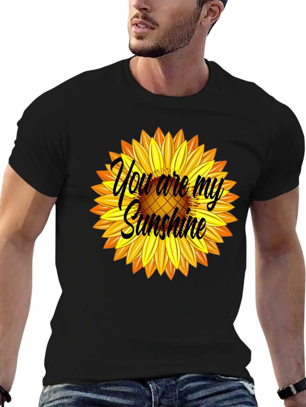 You Are My Sunshine Sunflower Graphic Tee