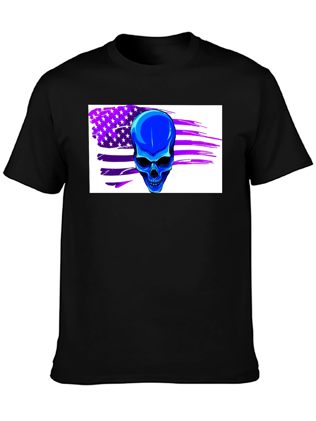 Skull Flag Graphic Tee - Dark Shirt