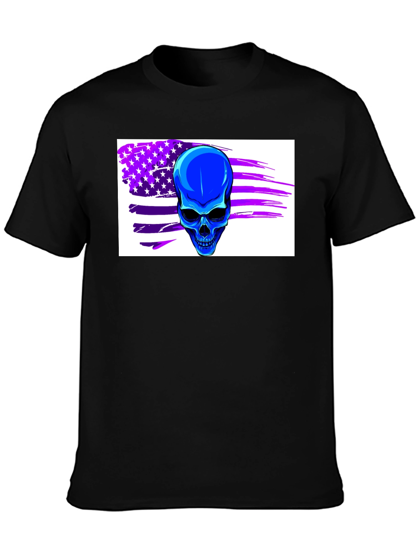Skull Flag Graphic Tee - Dark Shirt