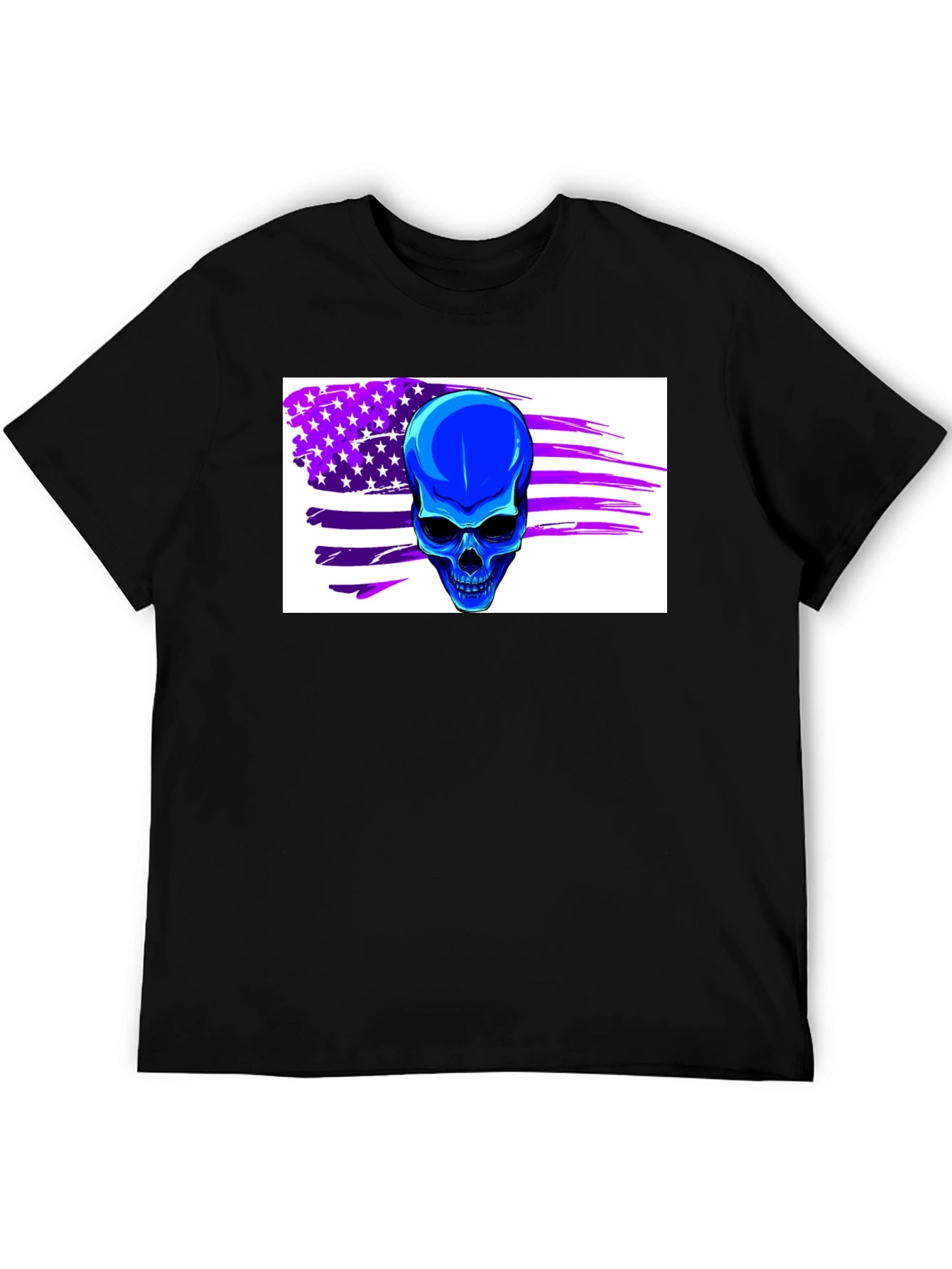 Skull Flag Graphic Tee - Dark Shirt