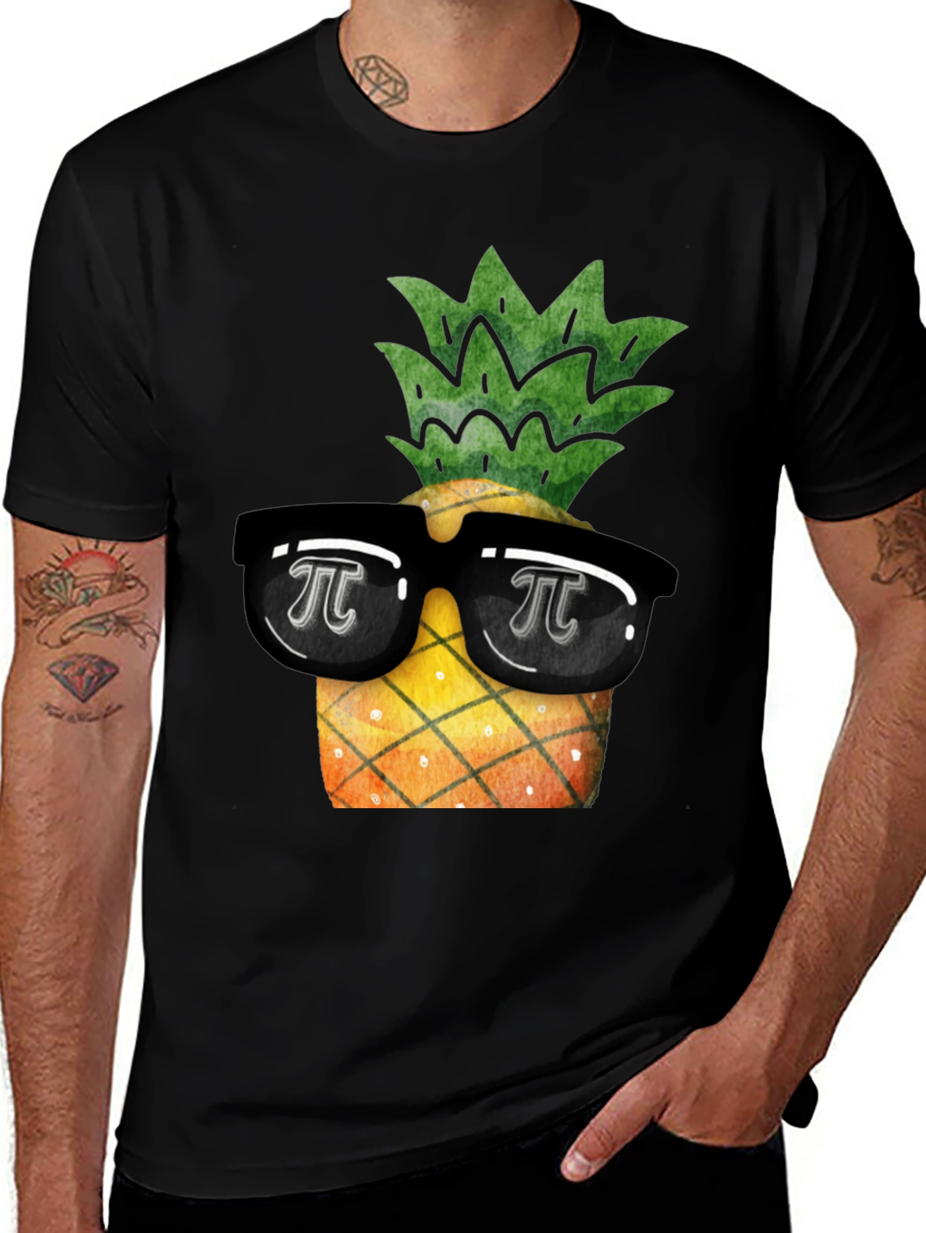 Cool Pineapple Pi T-Shirt