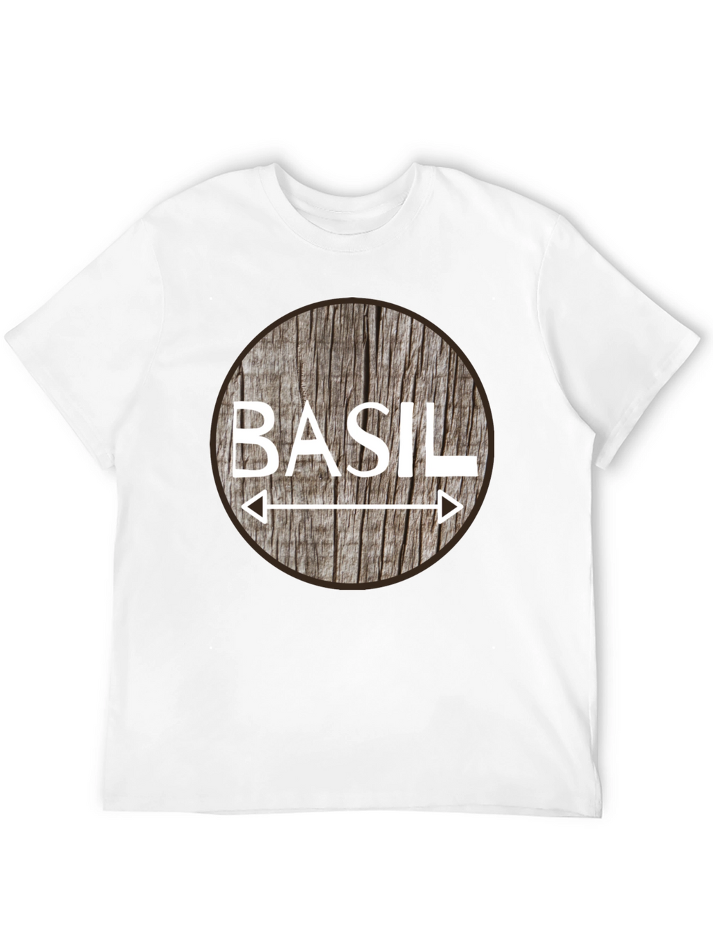 Basil T-Shirt - Novelty Herb Design