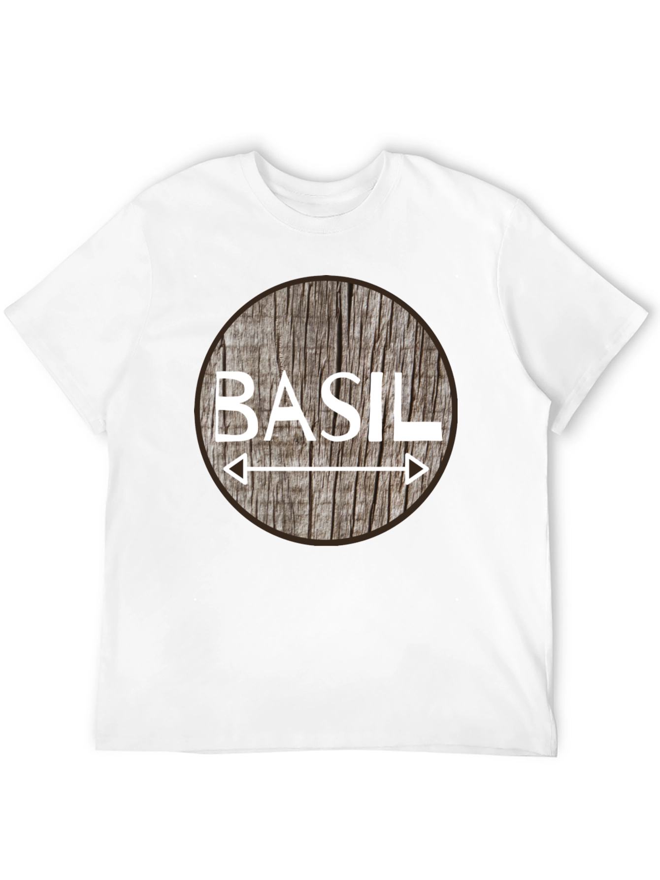 Basil T-Shirt - Novelty Herb Design