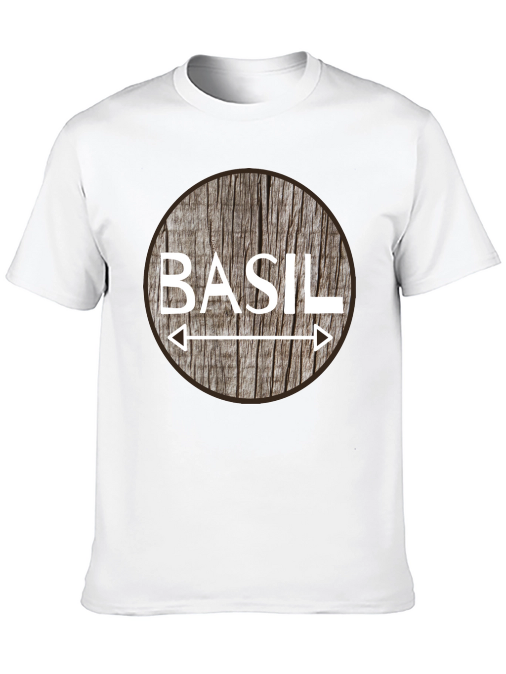 Basil T-Shirt - Novelty Herb Design