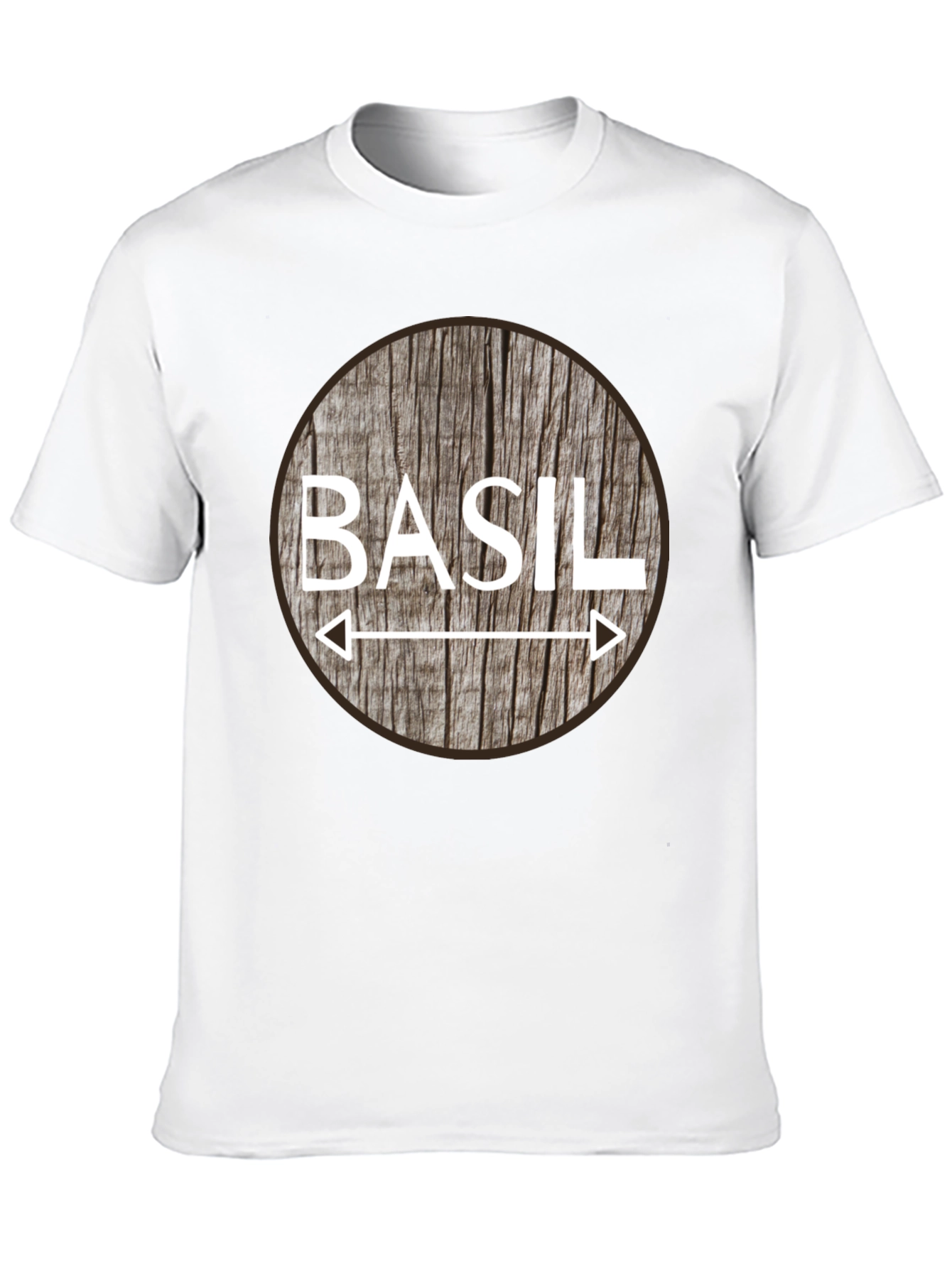 Basil T-Shirt - Novelty Herb Design