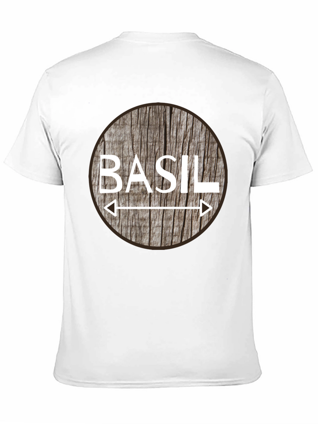 Basil T-Shirt - Novelty Herb Design