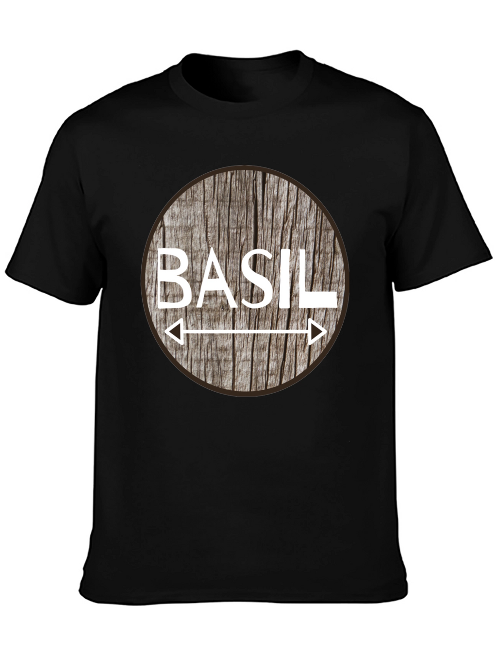 Basil T-Shirt - Novelty Herb Design