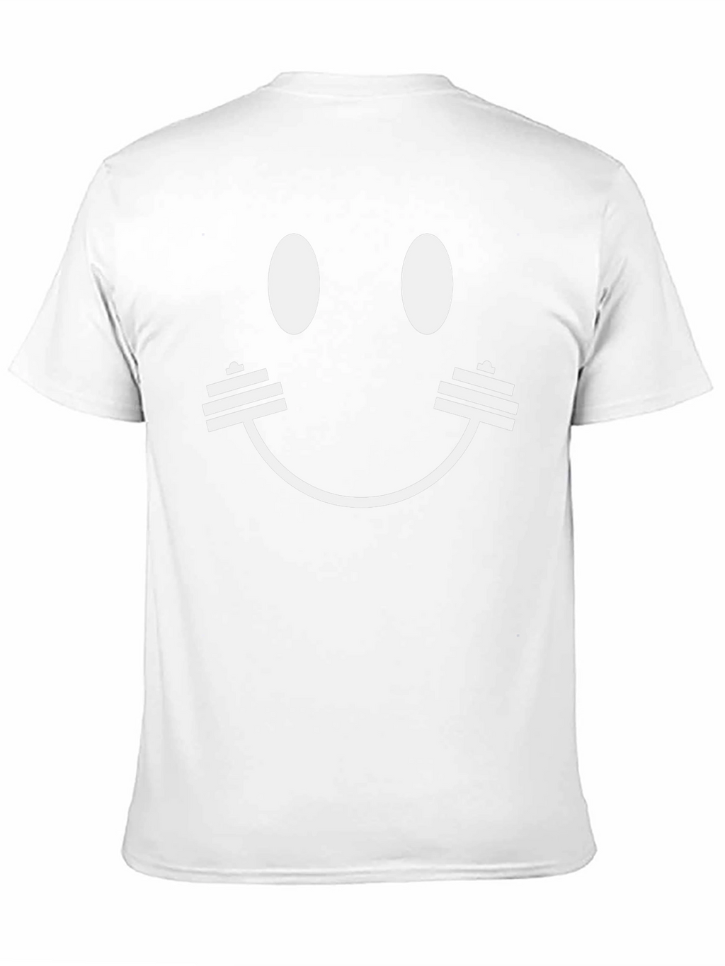 Workout Smiley Face T-Shirt - Black