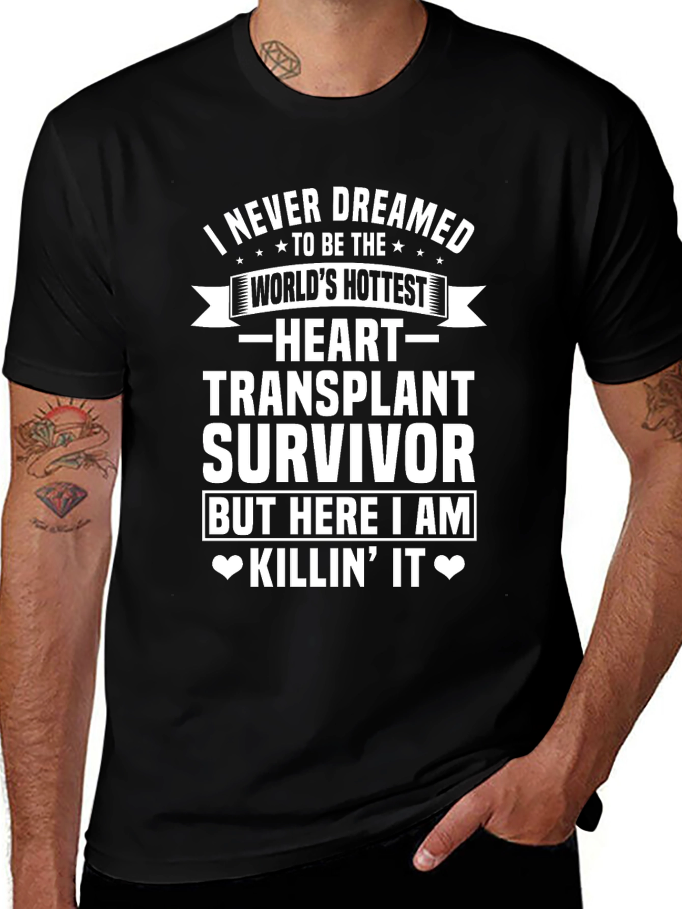 Heart Transplant Survivor Graphic T-Shirt