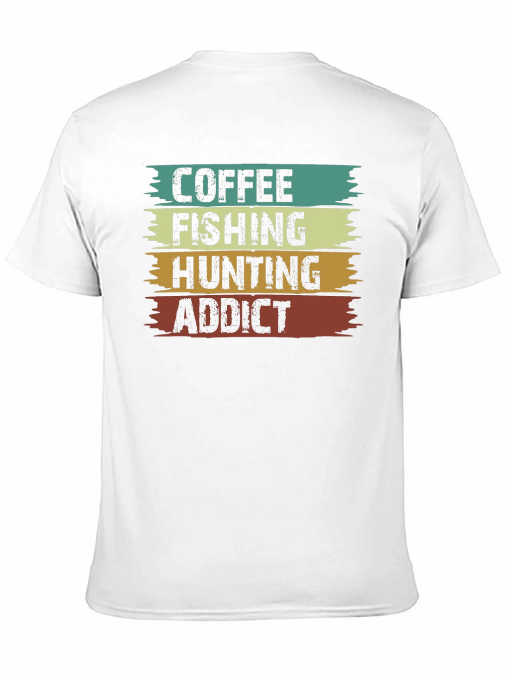 Coffee Fishing Hunting Addict Tee