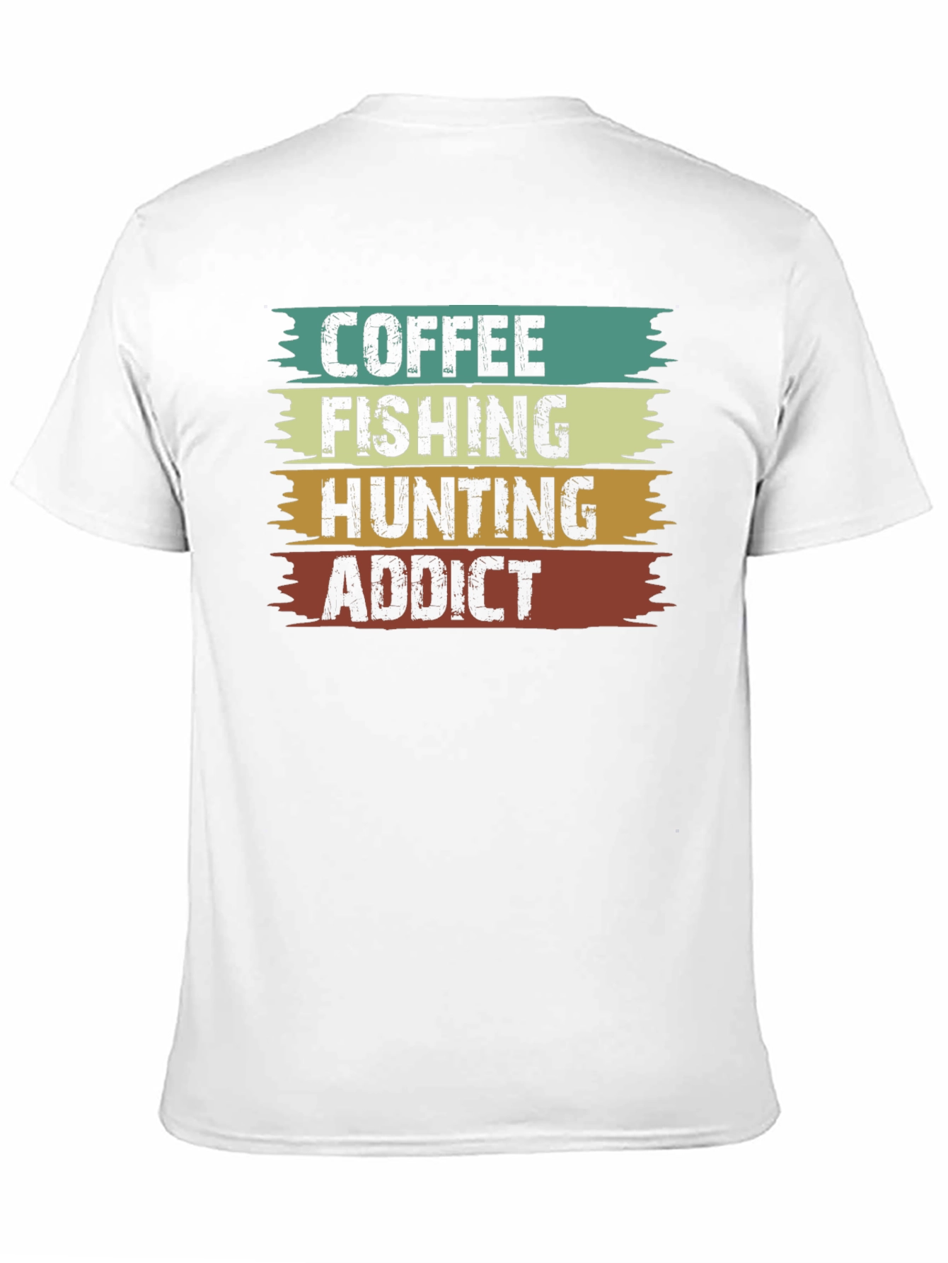 Coffee Fishing Hunting Addict Tee