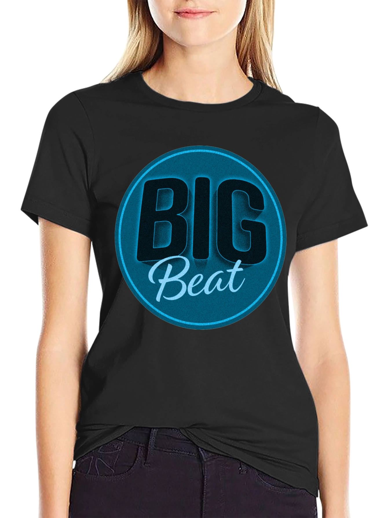 Big Beat Graphic Tee - Stylish Black T-Shirt