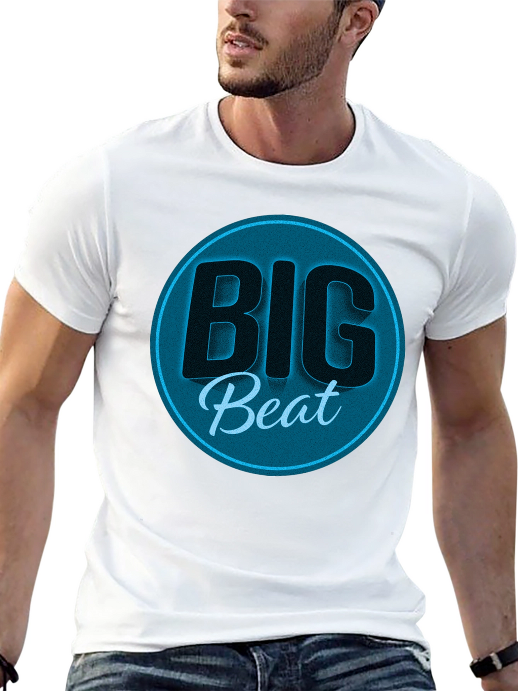 Big Beat Graphic Tee - Stylish Black T-Shirt