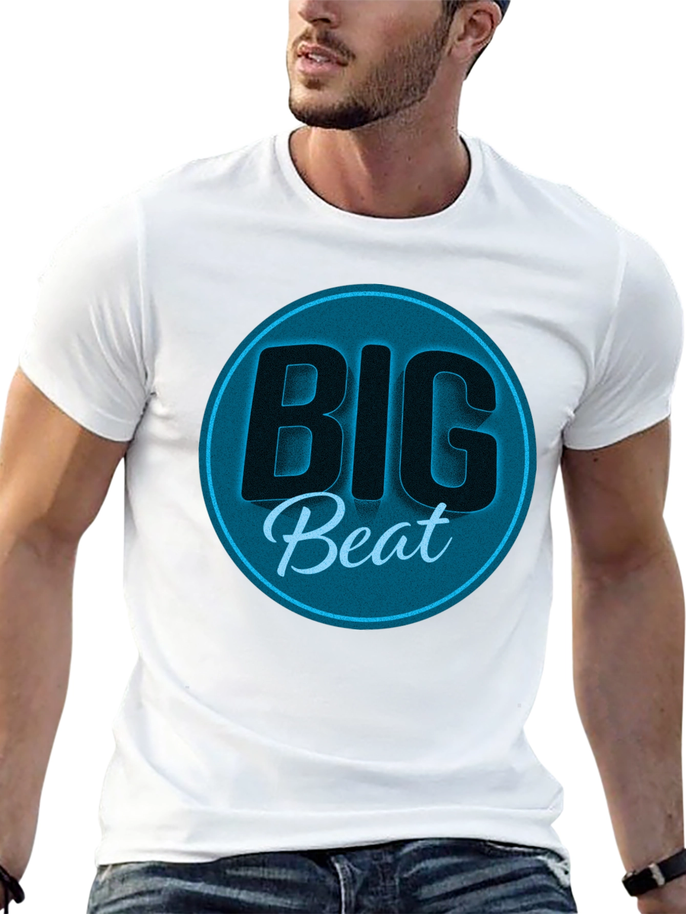 Big Beat Graphic Tee - Stylish Black T-Shirt