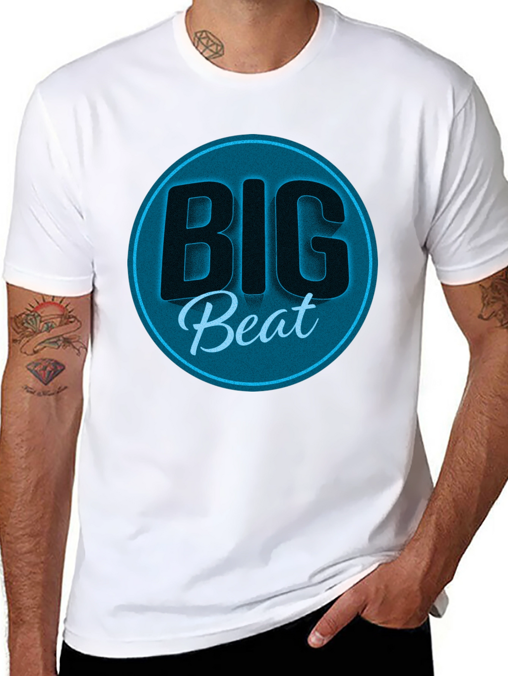 Big Beat Graphic Tee - Stylish Black T-Shirt