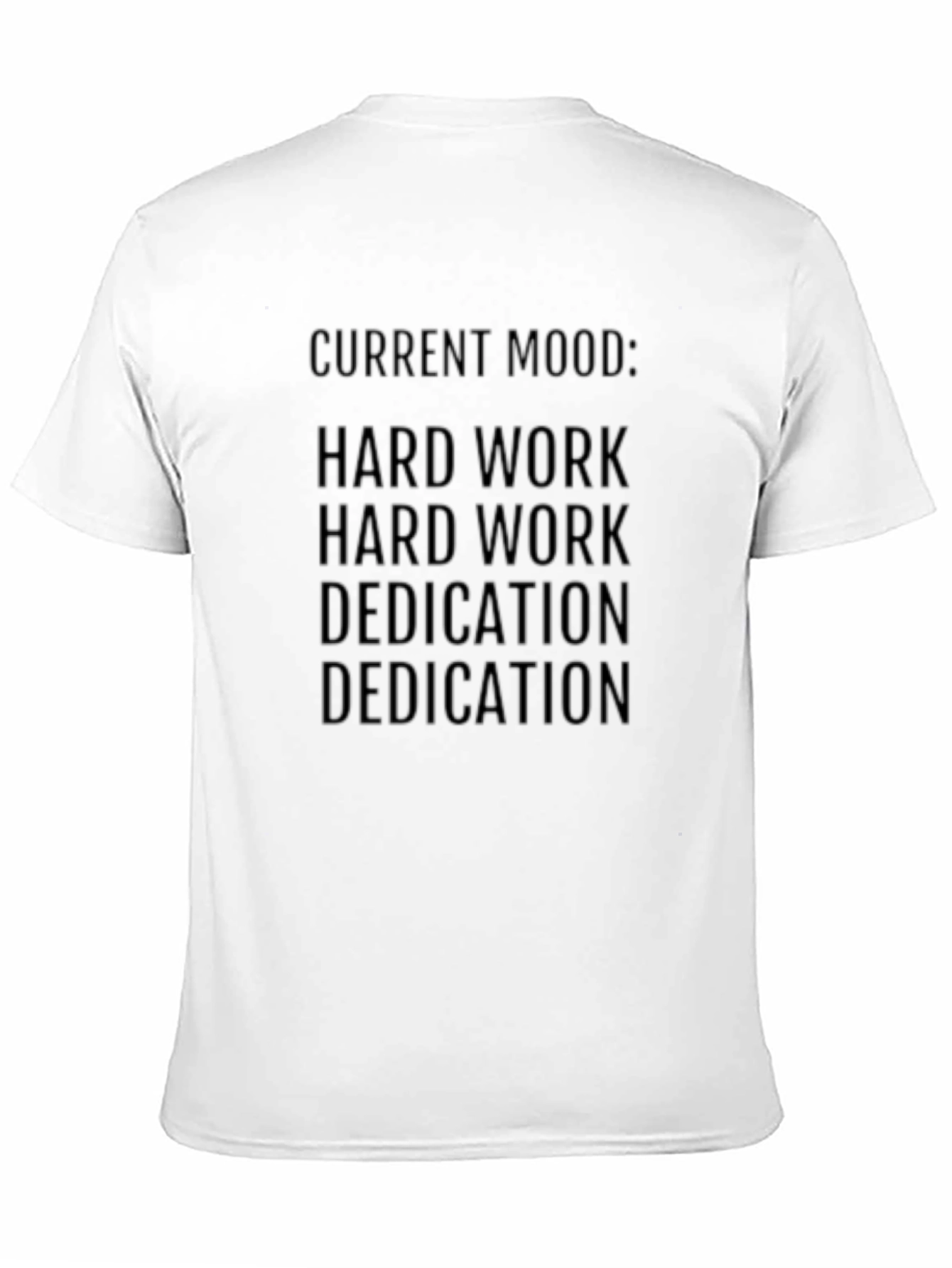 Hard Work Dedication Graphic Tee