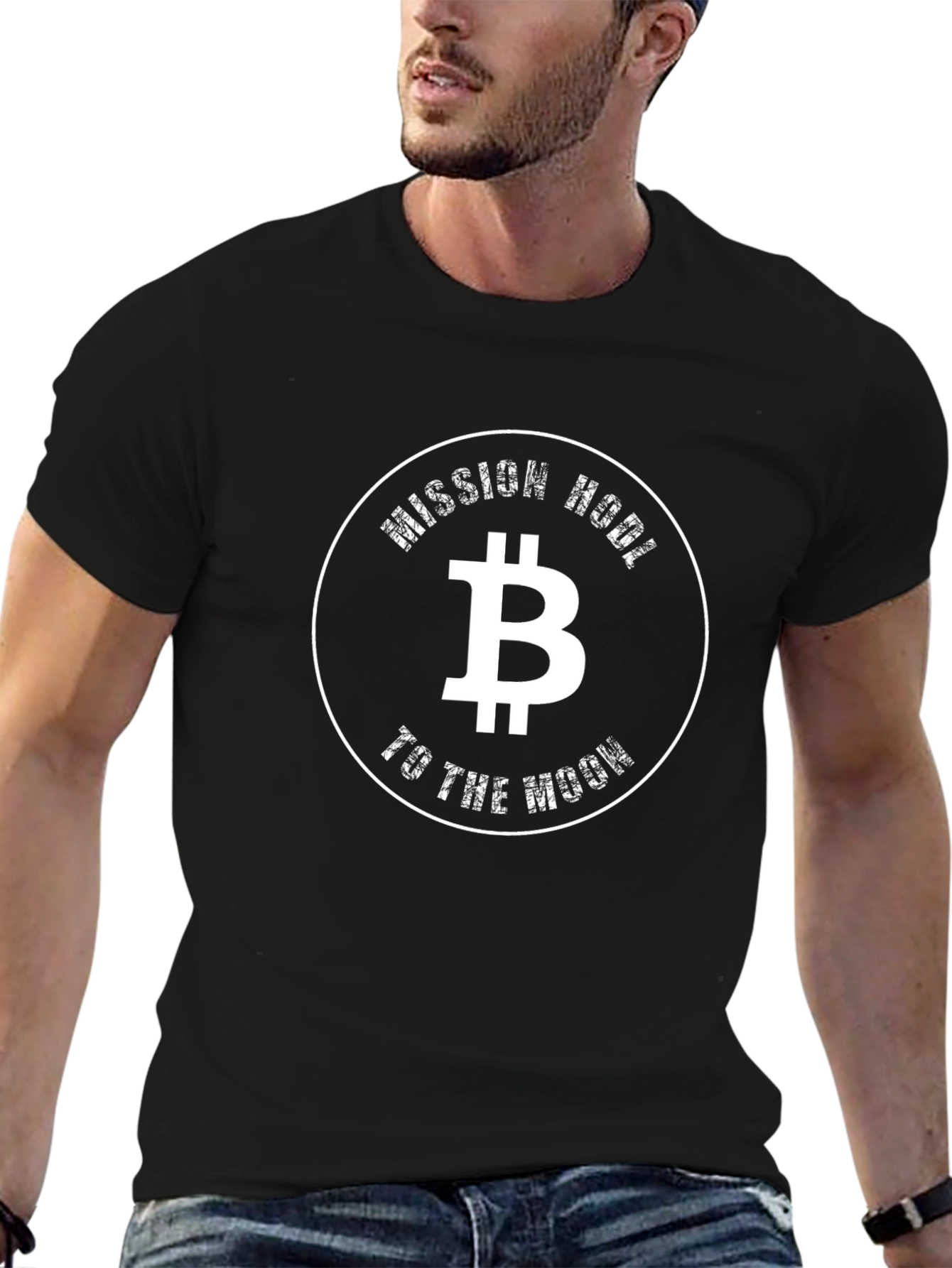 Bitcoin Mission HODL to the Moon T-Shirt