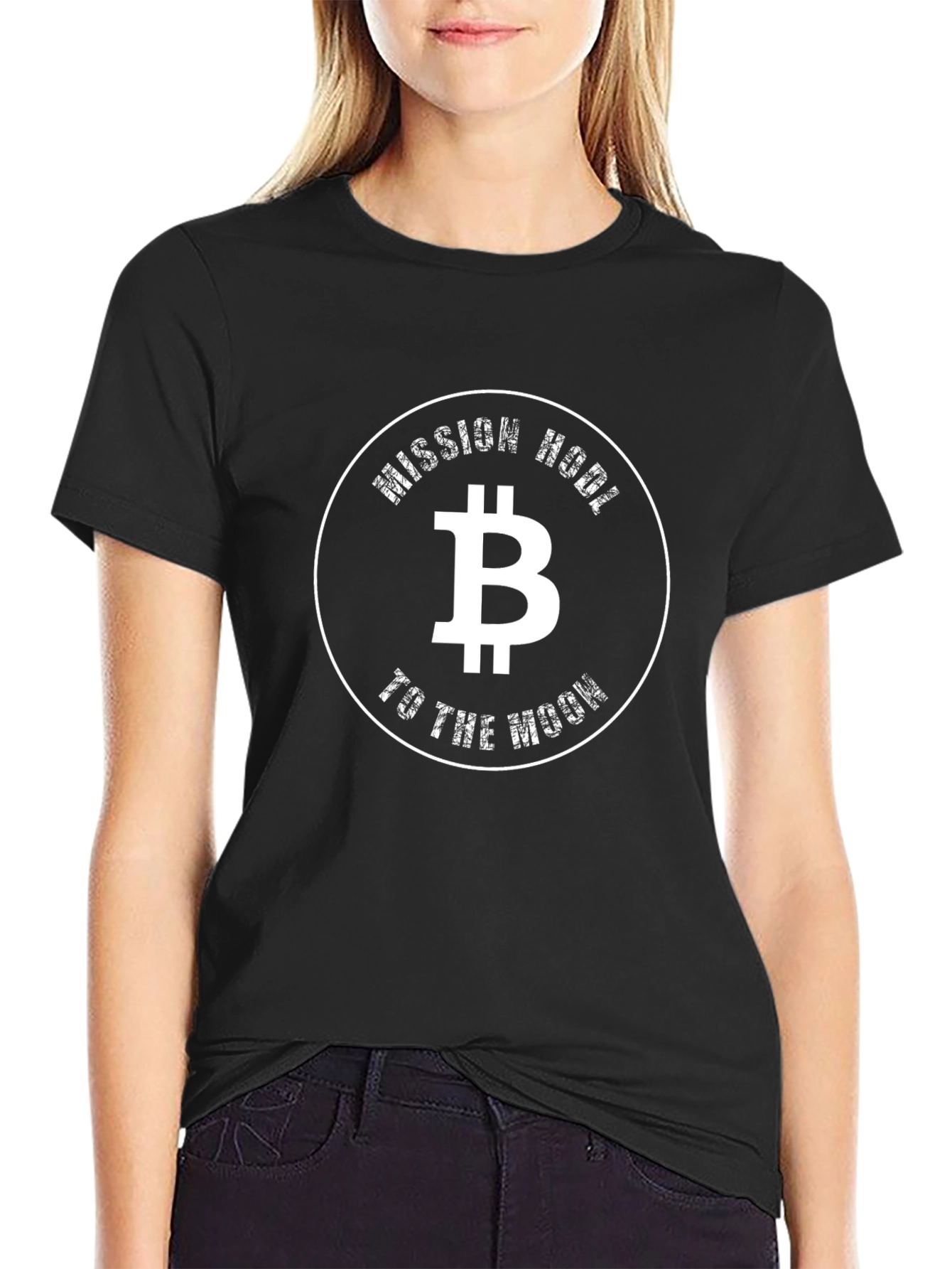 Bitcoin Mission HODL to the Moon T-Shirt