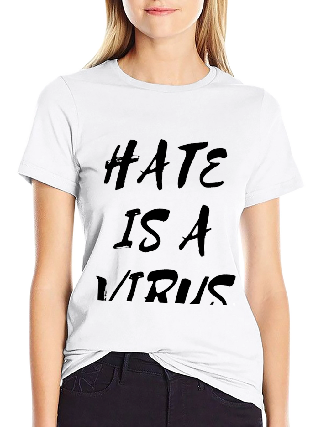 Hate Is A Virus Graphic Tee