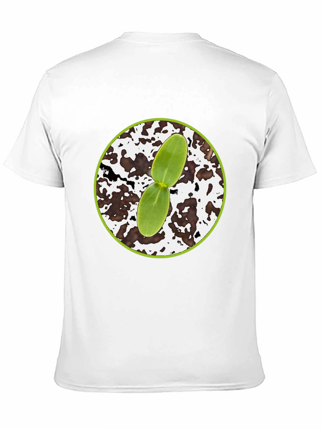 Seedling Graphic Tee - Black Cotton Comfort
