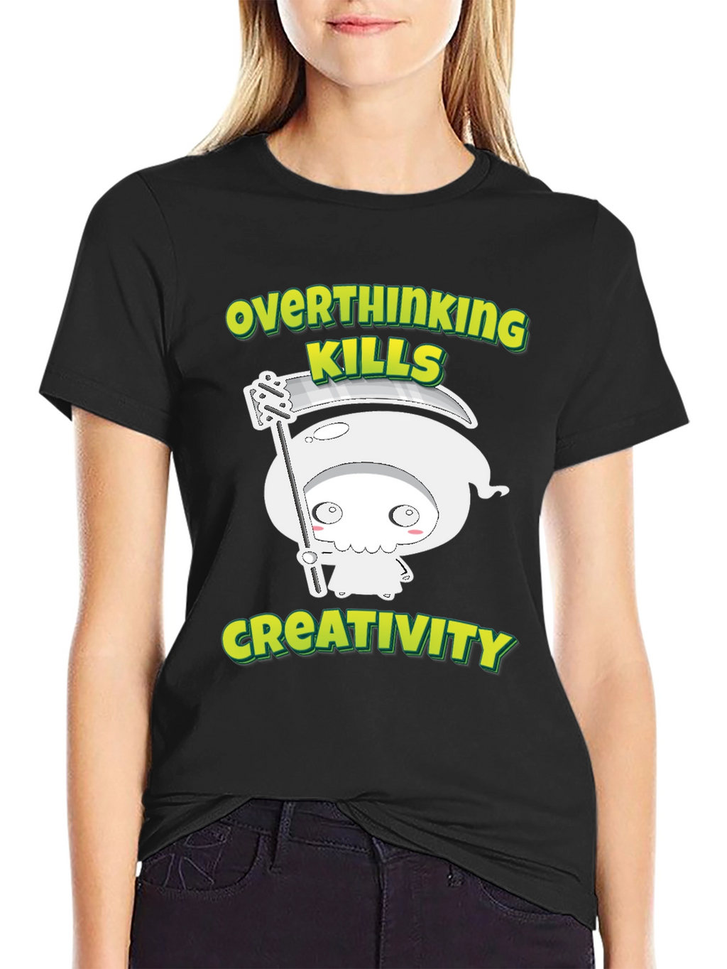 Overthinking Kills Creativity Graphic Tee
