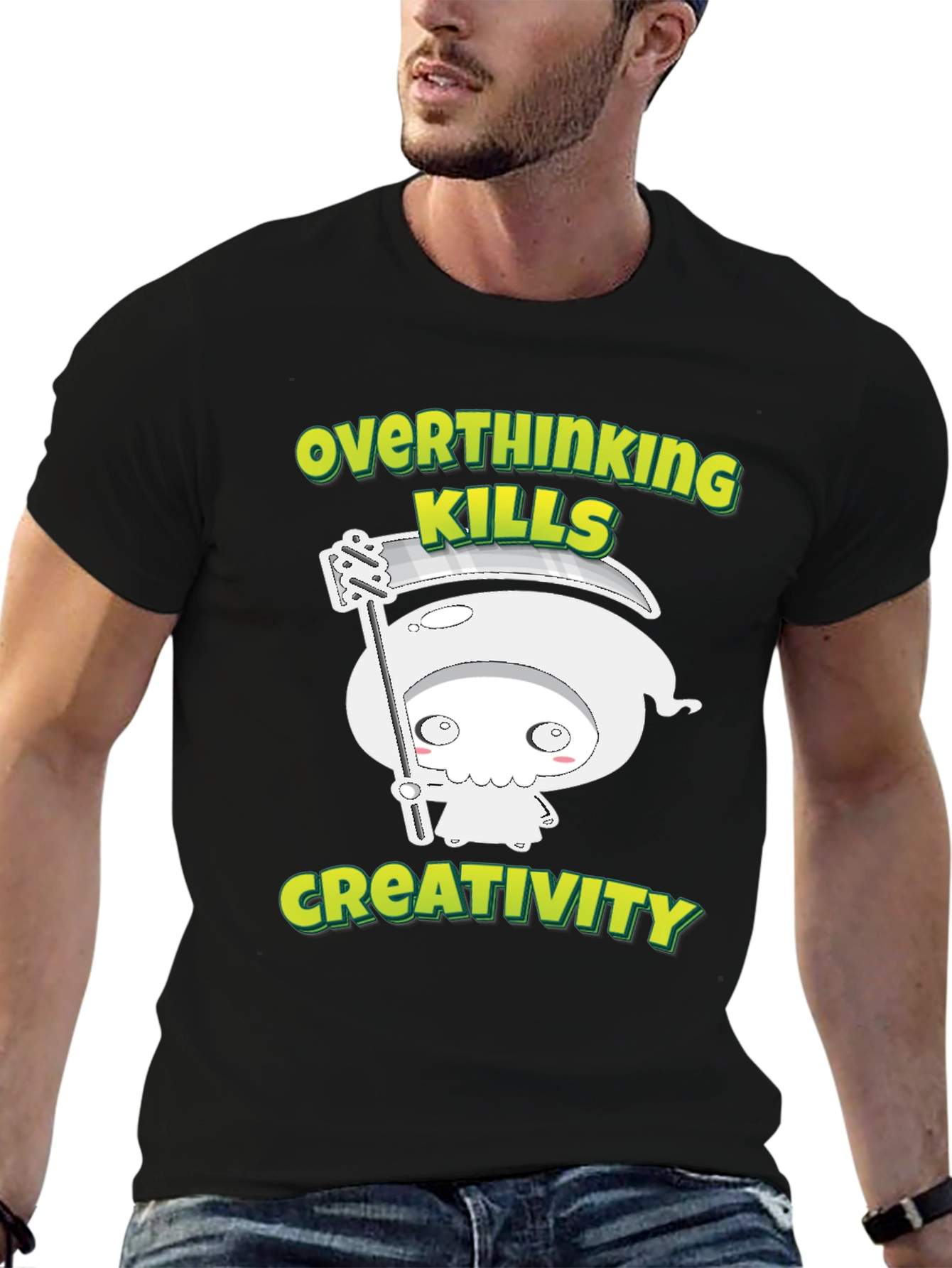 Overthinking Kills Creativity Graphic Tee