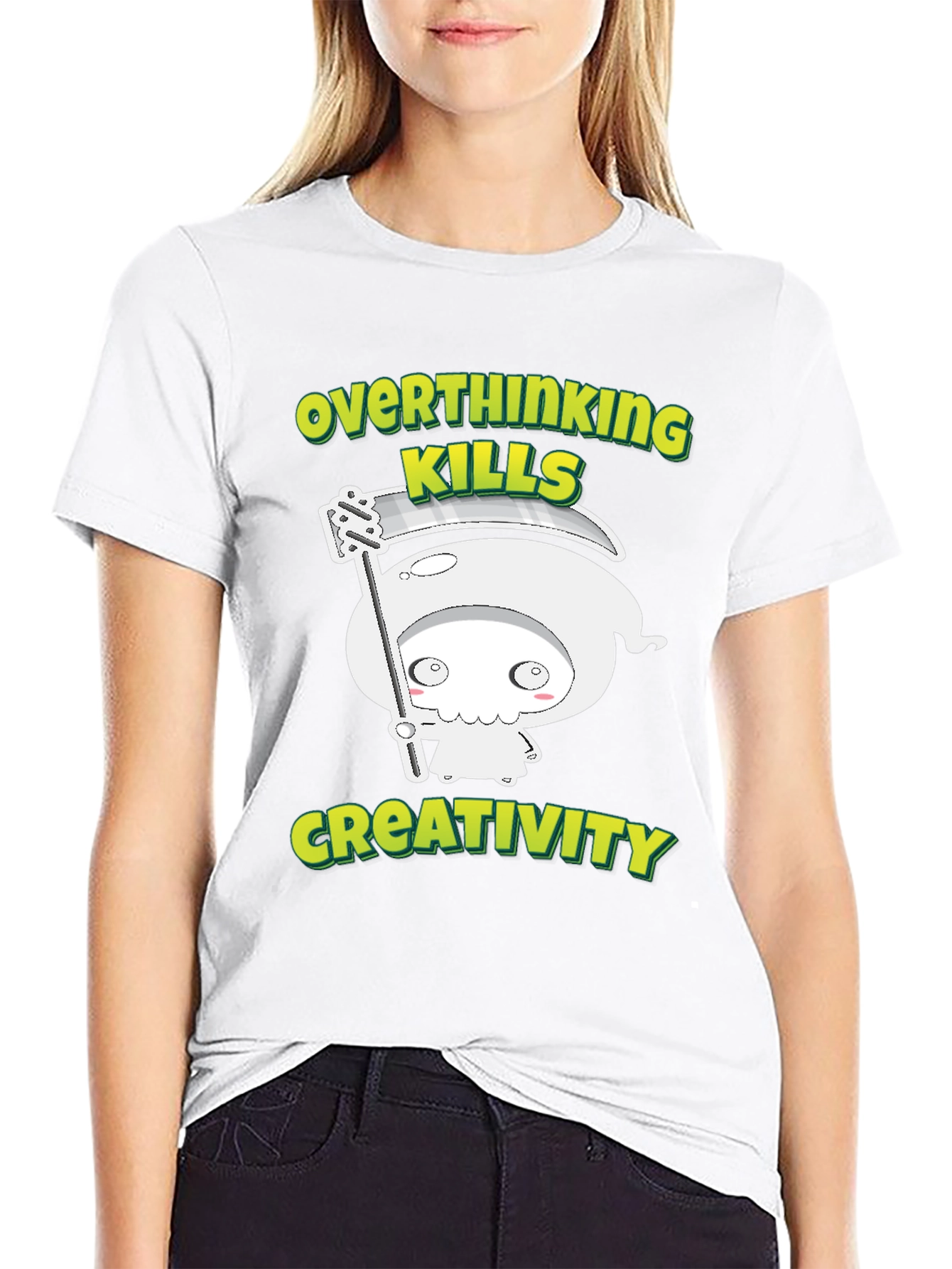 Overthinking Kills Creativity Graphic Tee