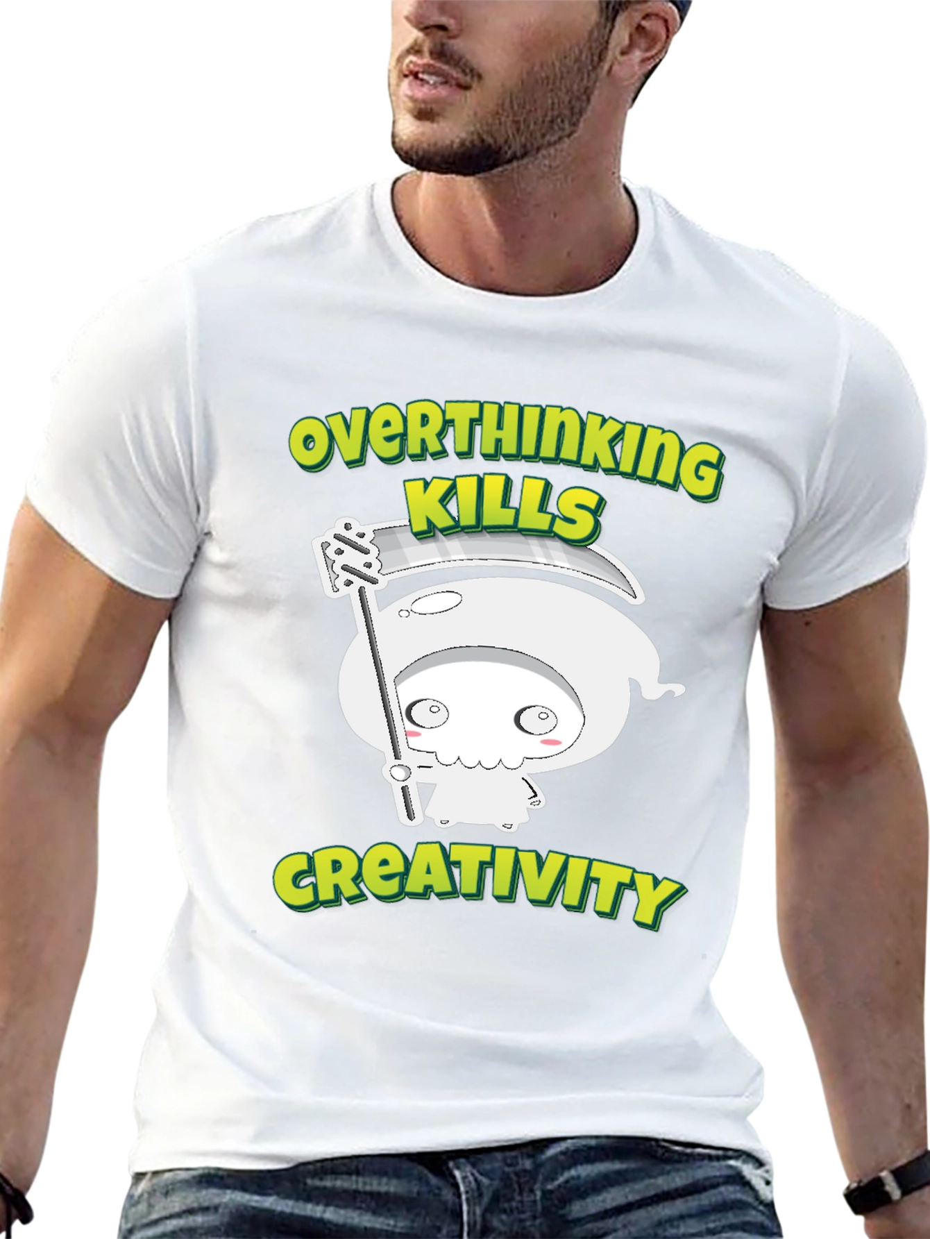 Overthinking Kills Creativity Graphic Tee