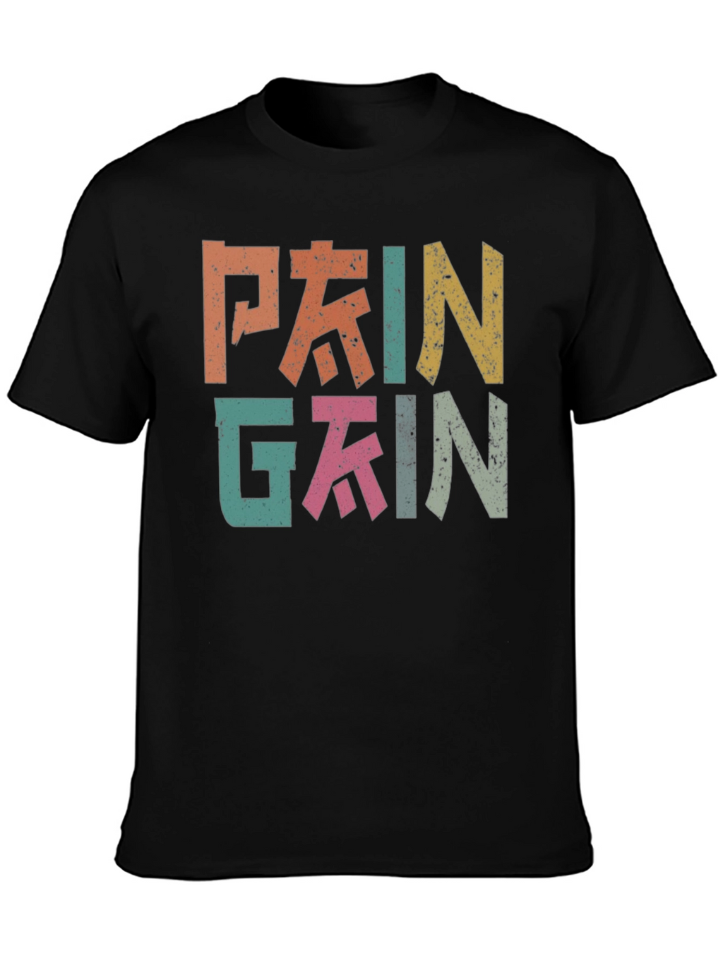 Pain Gain Retro Style T-Shirt